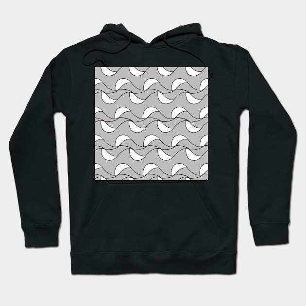 Kale 18 Winter Waves Hoodie by YamyMorrell